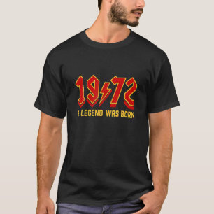 Camiseta 50º Aniversário Oferecido Em 1972 Uma Lenda Era