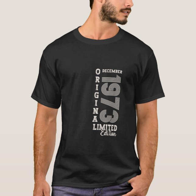 Camiseta 50º Aniversário Original Dezembro 1973 (Frente)