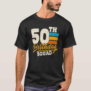 Camiseta 50º Aniversário Para Grupo Esquadrão - 50 Anos Vin