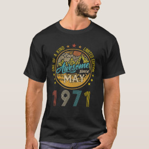 Camiseta 50º Aniversário Presente 50 Anos De Idade Retro Vi