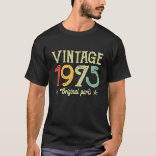 Camiseta 50º Aniversário Presente Vintage 1975 50 Anos 1975
