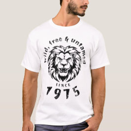 Camiseta 50º aniversário Selvagem, livre e não domada desde