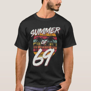 Camiseta 50º Aniversário Verão de 69 Pai-mãe