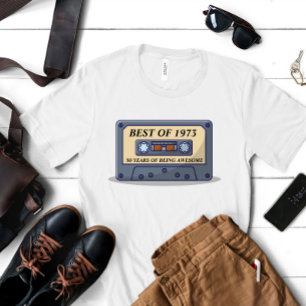 Camiseta 50º Aniversário Vintage 1973 Presente