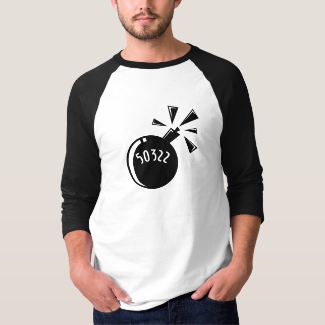 Camiseta 50322" a bomba Dot.Com " (Frente)