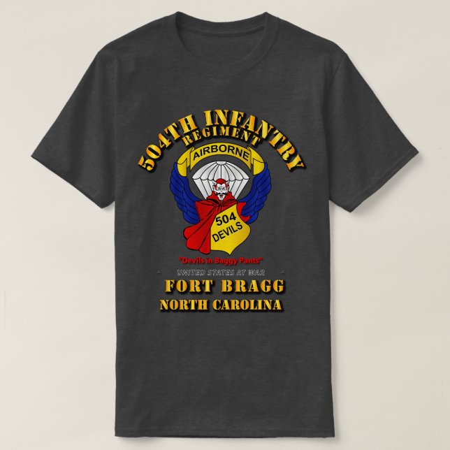 Camiseta 504º Regimento de Infantaria Devils FBNC (Frente do Design)