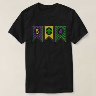 Camiseta 504 Mardi Gras New Orleans Louisiana La