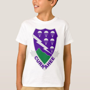 Camiseta 506th Insígnias CURRAHEE do regimento de