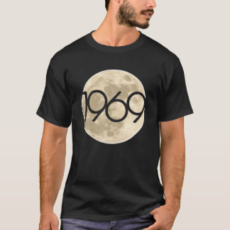 Camiseta 50.º Aniversário Apollo 11 1969 Aterrissagem à Lua