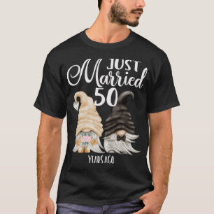 Camiseta 50.º aniversário de casamento - Recem casados 50