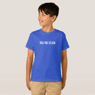 CAMISETA 50/50 CLUB SHOTIME #17 BLUE JERSEY BASEBALL SHIRT
