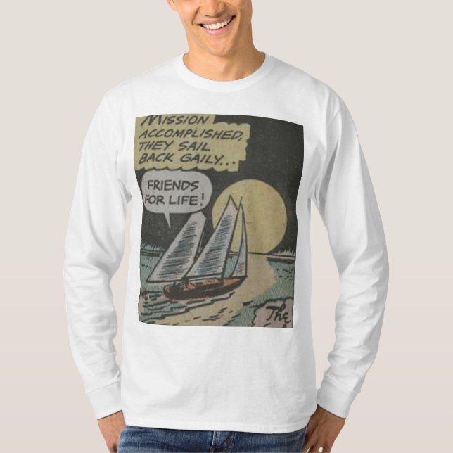 Camiseta 50 Adventure História em quadrinhos | Melhor prese (Frente)