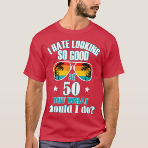 Camiseta 50 Aniversário Para Homens Mulheres 50 Anos Para E