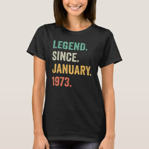 Camiseta 50 anos, 50 anos, Aniversário, Legenda de Homens d