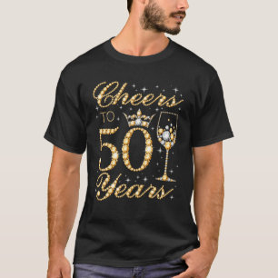 Camiseta 50 anos, 50 anos de aniversário da Rainha, 50 anos