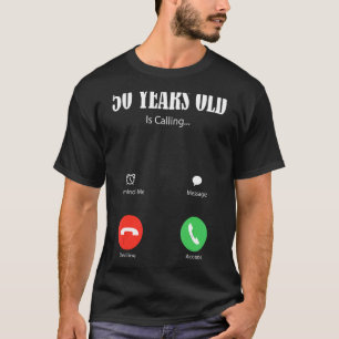 Camiseta 50 anos chama Feliz 50º aniversário de família