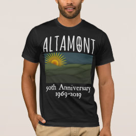 Camiseta 50 anos de Altamont Speedway Free Concert 1969