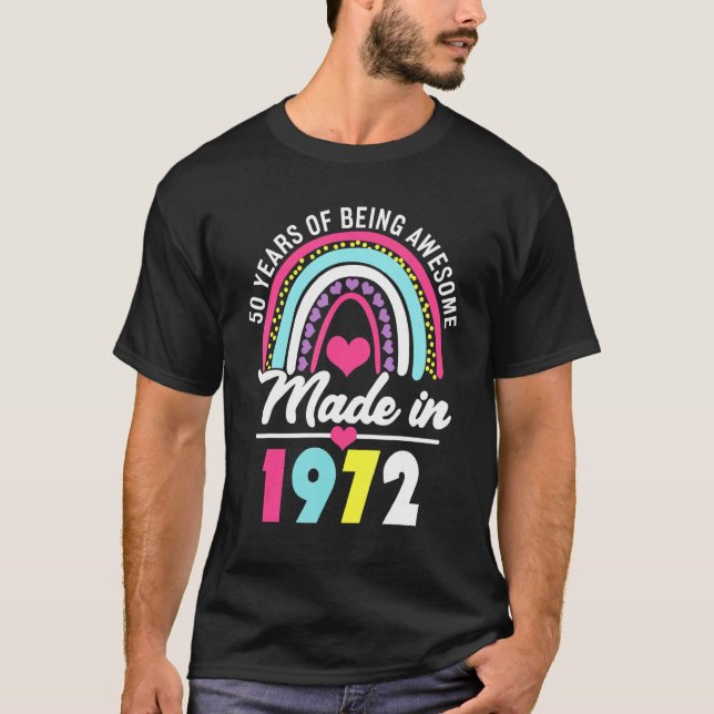 Camiseta 50 Anos De Esforço Feito Em 1972 (Frente)