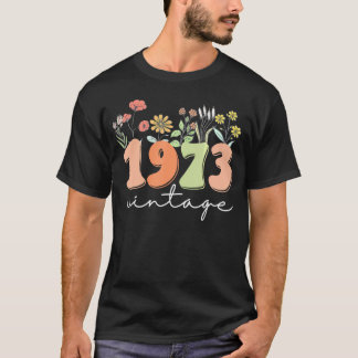 Camiseta 50 Anos De Idade 1973 50ª Nascimento De Mulheres D