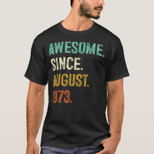 Camiseta 50 Anos De Idade Deram 50º Aniversário Homens Impr
