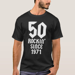 Camiseta 50 Anos De Idade: Música Rock Clássico Rock 1971 5
