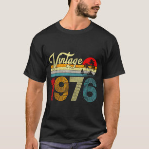 Camiseta 50 Anos de Idade Vintage 1976 50º Aniversário Home