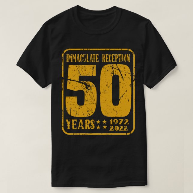 Camiseta 50 Anos De Recepção Immaculada (Frente do Design)