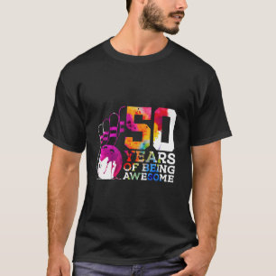CAMISETA 50 ANOS DE SER UMA BOLICHE INCRÍVEL 50º ANIVERSÁRI