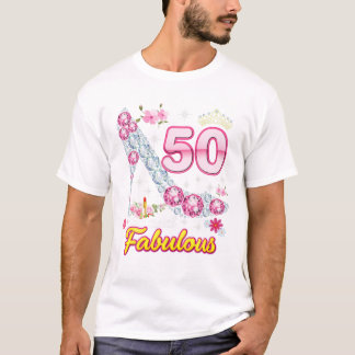 Camiseta 50 Anos E Fabulosa 50