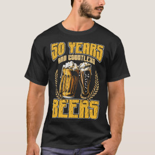 Camiseta 50 anos e incontáveis cervejas celebrações incríve