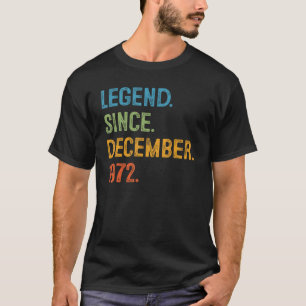 Camiseta 50 Anos Idade 50 Anos Legenda De Homens Desde Deze