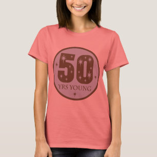 Camiseta 50 Anos Jovem 50 Anos Presente De Aniversário
