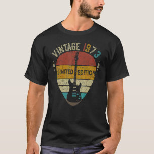 Camiseta 50 anos Vintage 1973 50º aniversário 28