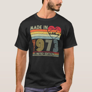 Camiseta 50 anos Vintage 1973 50º aniversário 39