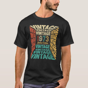 Camiseta 50 anos Vintage 1973 50th Birthday Retro