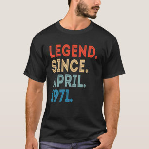 Camiseta 50 anos Vintage 50ª Legenda de aniversário desde