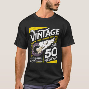 Camiseta 50 Anos Vintage 50.O Aniversário