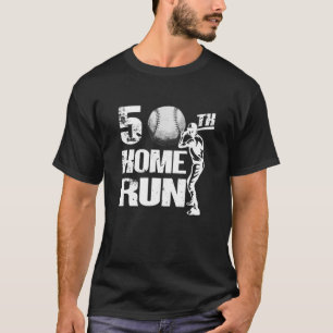Camiseta 50 anos Vintage Baseball 50º aniversário T Shir