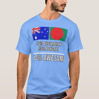 Camiseta 50 australiano 50 bengalis 100 Presente Incrível p