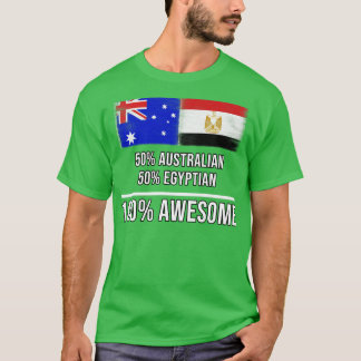 Camiseta 50 australianos 50 egípcios 100 incríveis presente