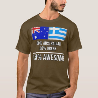 Camiseta 50 australianos 50 gregos 100 Presente Incrível pa