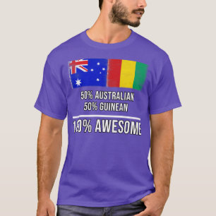 Camiseta 50 australianos 50 guineenses 100 Presente Incríve