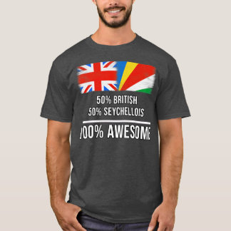 Camiseta 50 Britânicos 50 Seicheles 100 Presente Incrível p