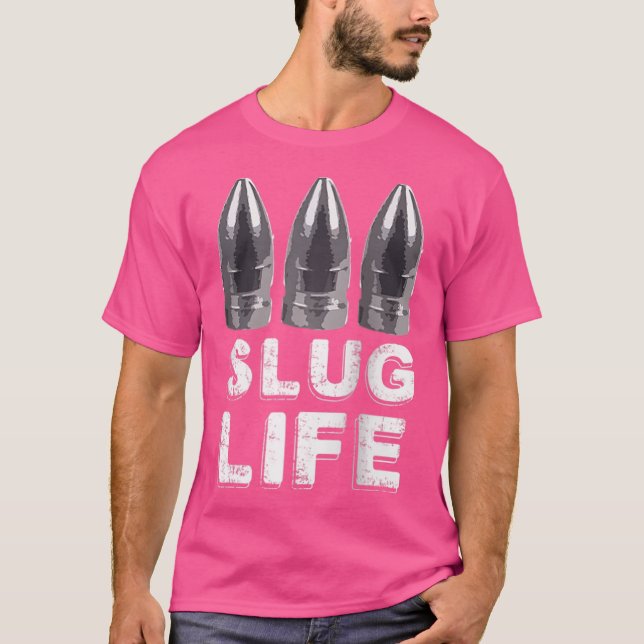 Camiseta 50 Cal 30 Cal Air Rifle Hunting Slug Life Por Pell (Frente)