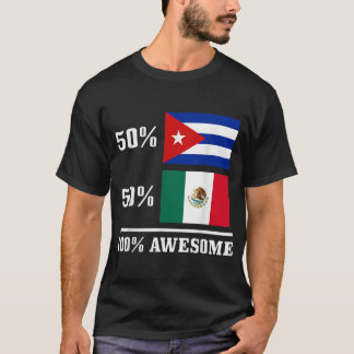 Camiseta 50 Cuba 50 México Bandeira do Orgulho de Bandeira