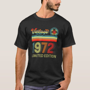 Camiseta 50 Decorações da Vintagem de Aniversário, Nascer I