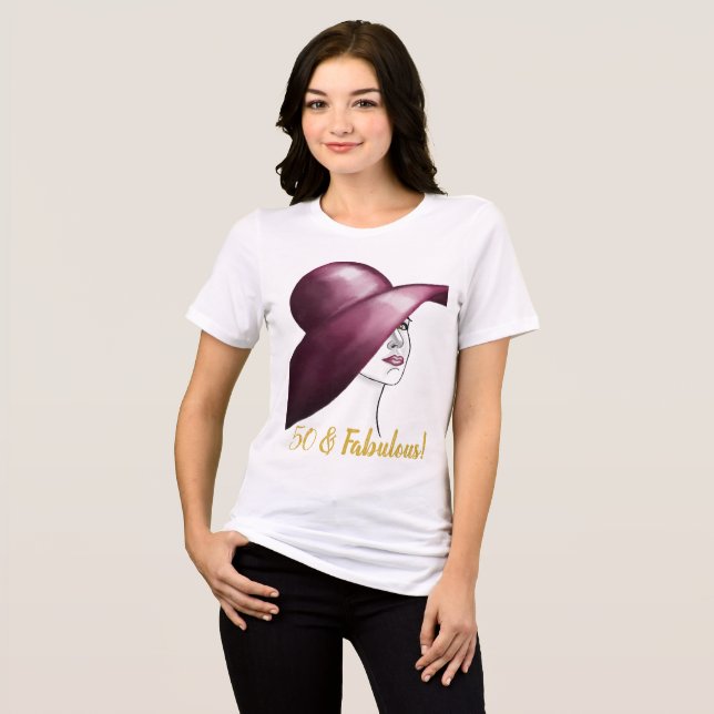 Camiseta 50 e Fabulosa Mulher Legista Convidada de Honra (Frente Completa)