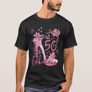 Camiseta 50 E Fabulosas Borboletas Florais Altos Saltos 50º