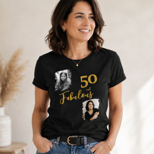 Camiseta 50 e Fabuloso 2 Foto 50º Aniversário
