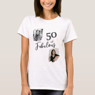 Camiseta 50 e Fabuloso 2 Foto 50º Aniversário